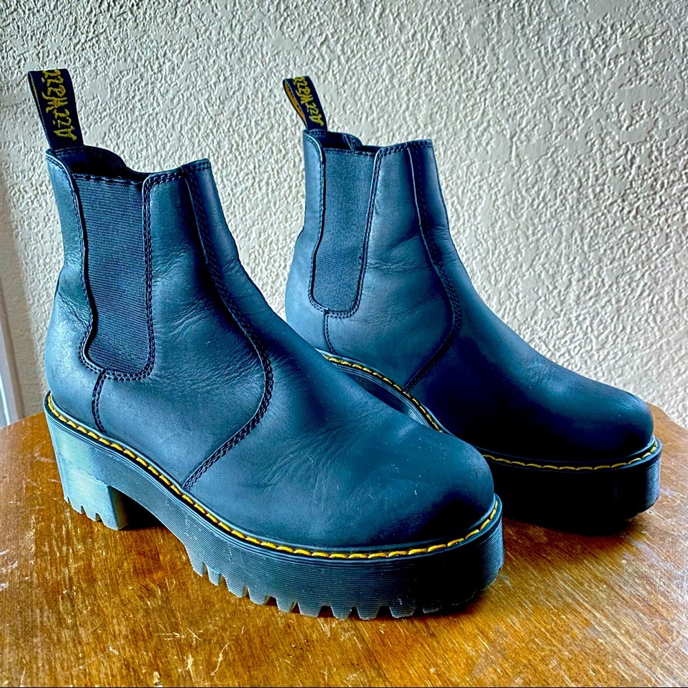 Black Dr. Marten Rometty Boots, Size 7